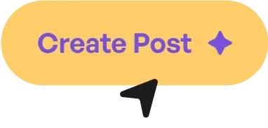 a graphic representation of a button written in it Create post.