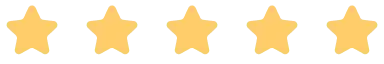 5 yellow stars rating.